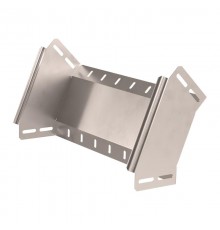 Угол вертикальный внешний 90 градусов Стандарт INOX (AISI 409) 400х100  PR16.3062  Промрукав