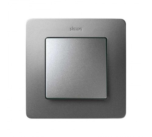 Simon 82 Монтажная коробка для накладного монтажа, 1 пост,  S82 Detail, алюминий  8200750-093  Simon