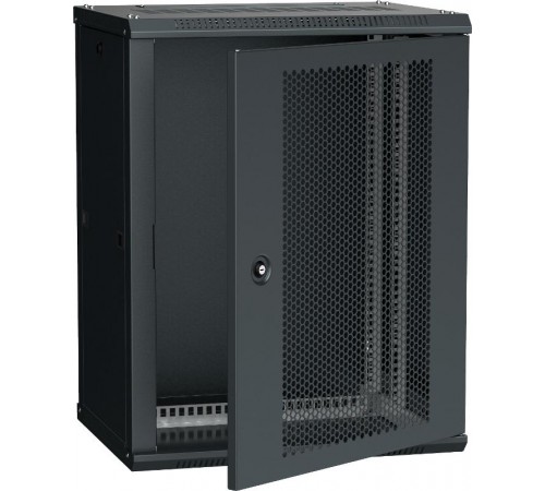 LINEA W Шкаф 20U 600х650 укомпл. дв. перф. чер.  IND-LW05-20U67-PF-SBZ  ITK