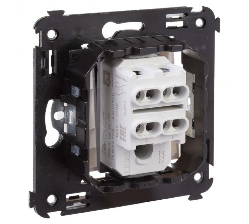 Инвертор (промежуточный переключатель) одноклавишный в стену, "Avanti", "Белое облако"  4400123  DKC