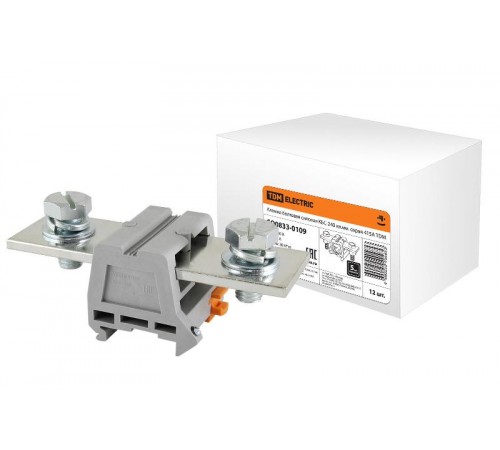 Клемма болтовая силовая КБС-240 кв.мм. серая 415А  SQ0833-0109  TDM