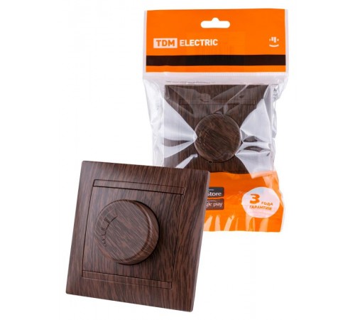 Светорегулятор RL 300 Вт венге "Лама"  SQ1815-0409  TDM