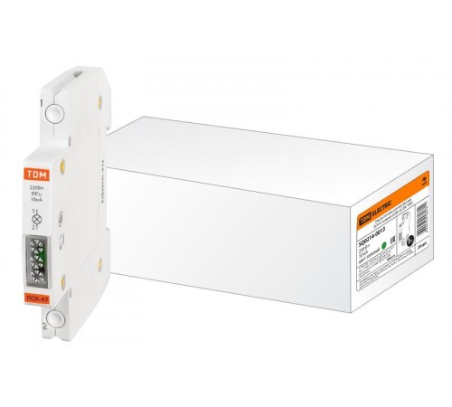 Лампа сигнальная компактная ЛСК-47 зеленая (LED) AC/DC   SQ0214-0013  TDM