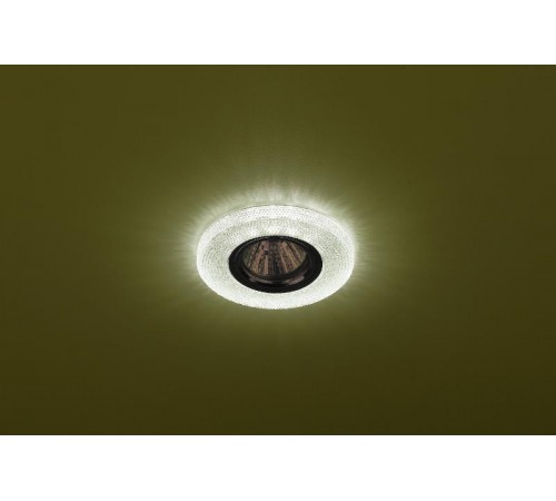 Светильник точечный встраиваемый DK LD1 MR16 3Вт GU5.3 зеленый с подсветкой  Б0018777  ЭРА