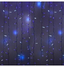 Гирлянда "Светодиодный Дождь" 2х3м, эффект мерцания, белый провод, 230 В, диоды СИНИЕ, 760 LED  235-213  NEON-NIGHT