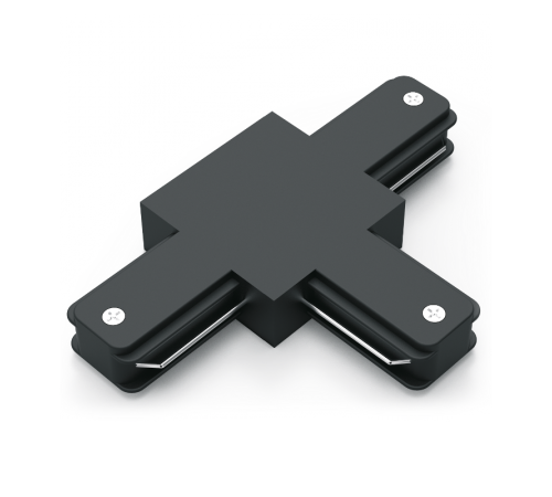 Коннектор для трековых шинопроводов (T) черный  TR109  Gauss