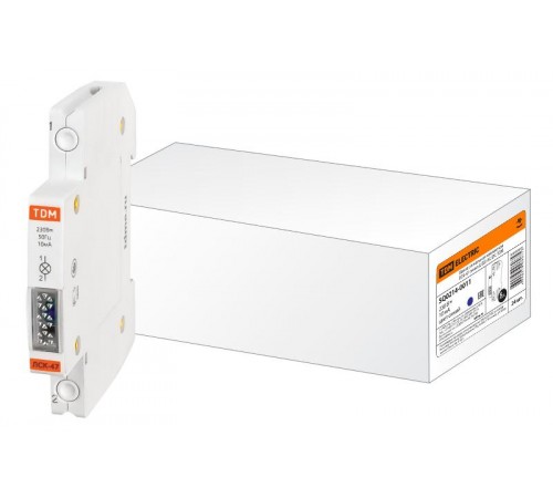 Лампа сигнальная компактная ЛСК-47 синяя (LED) AC/DC   SQ0214-0011  TDM