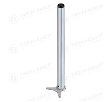 Ножка металл.круглая, регулир, D60х820 мм, хром - накл.   127490  Tech-KREP
