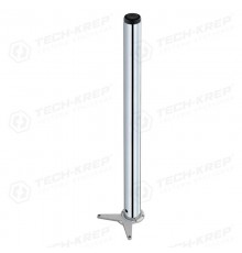 Ножка металл.круглая, регулир, D60х820 мм, хром - накл.   127490  Tech-KREP