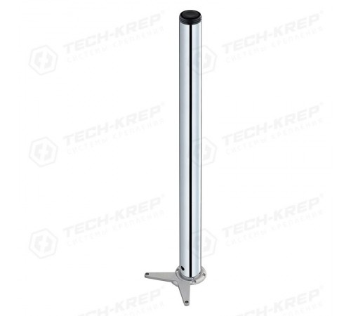 Ножка металл.круглая, регулир, D60х820 мм, хром - накл.   127490  Tech-KREP