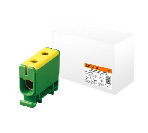 Клемма вводная силовая КВС 6-50 кв.мм. желтая/зеленая   SQ0833-0003  TDM