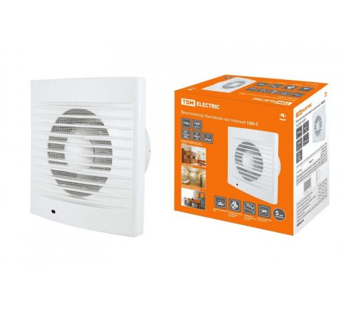 Вентилятор бытовой настенный 100 С   SQ1807-0001  TDM