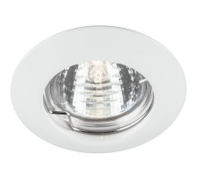 Светильник точечный встраиваемый под лампу DL307 MR16 50W G5.3 белый  15009  FERON