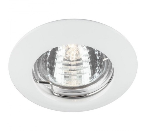 Светильник точечный встраиваемый под лампу DL307 MR16 50W G5.3 белый  15009  FERON