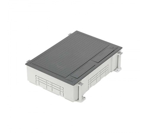 Simon Connect Монтажная коробка под люк в пол на 6 S-модулей, в бетон, глубина 80-130 мм, пластик  G66  Simon