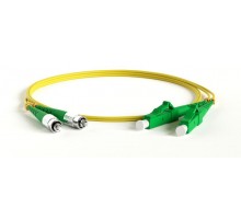 FC-D2-9-FC/AR-LC/AR-H-1.5M-LSZH-YL Патч-корд волоконно-оптич. (шнур) SM 9/125 (OS2), FC/APC-LC/APC, 2.0 мм, duplex, LSZH, 1.5 м  376951  Hyperline