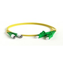 FC-D2-9-FC/AR-LC/AR-H-1.5M-LSZH-YL Патч-корд волоконно-оптич. (шнур) SM 9/125 (OS2), FC/APC-LC/APC, 2.0 мм, duplex, LSZH, 1.5 м  376951  Hyperline