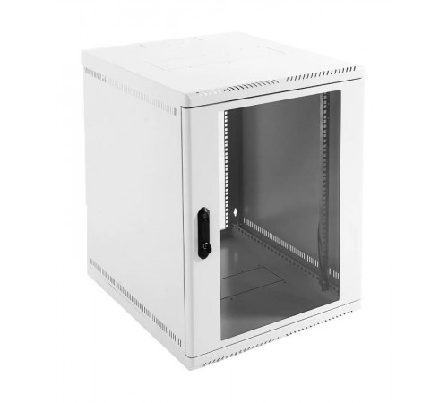 Шкаф телекоммуникационный настенный 15U (600  650) дверь стекло  ШРН-15.650  ЦМО