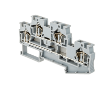 Клемма пружинная двухуровневая, 4 мм2, серая MTS-D4  88308  ОВЕН