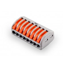 LD222-418 Клемма строительно-монтажная 8-проводная (упак 25шт)  32399  STEKKER