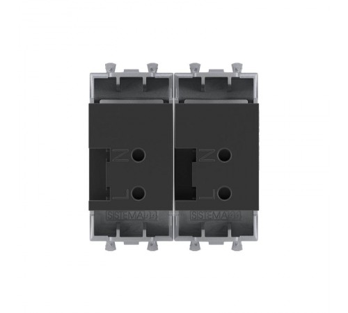 USB зарядное устройство модульное, "Avanti", "Закаленная сталь", 2модуля  4404542  DKC