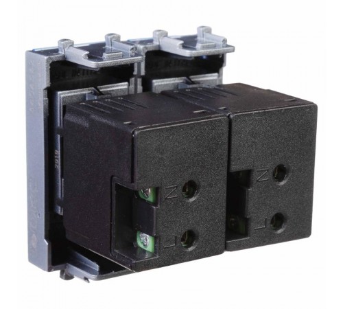 USB зарядное устройство модульное, "Avanti", "Закаленная сталь", 2модуля  4404542  DKC