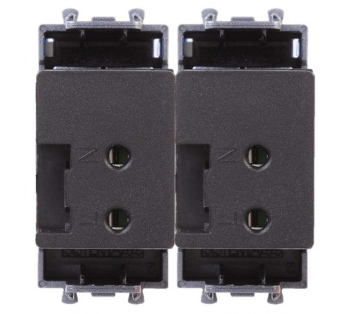 USB зарядное устройство модульное, "Avanti", "Закаленная сталь", 2модуля  4404542  DKC