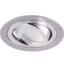 Светильник точечный встраиваемый под лампу DL2811 MR16 50W G5.3 "круг", хром (аналог DL272)  32645  FERON