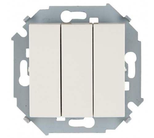 Simon 15 Сл. кость Выключатель 3-кл, 10А 250В, винт. зажим  1591391-031  Simon