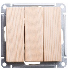 W59 Сосна Выключатель 3-клавишный, 10АХ  VS0510-351-7-86  SE