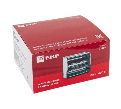 Шина нулевая в корпусе 4х11 EKF PROxima  sn0-4x11  EKF