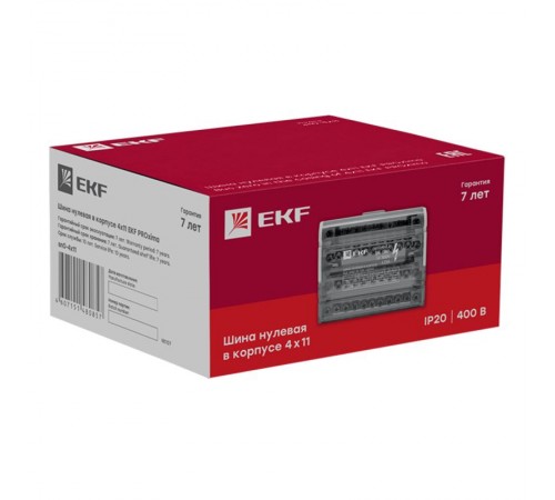 Шина нулевая в корпусе 4х11 EKF PROxima  sn0-4x11  EKF