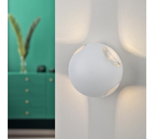 Декоративная подсветка светодиодная WL10 WH 4*1Вт IP 54 белый  Б0034608  ЭРА