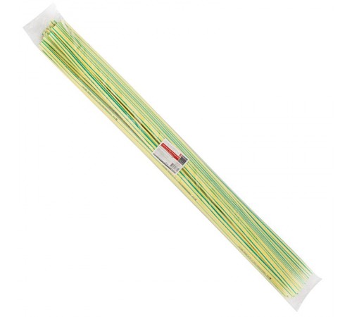 Термоусаживаемая трубка ТУТ нг 14/7 желто-зеленая EKF PROxima  tut-14-yg-1m  EKF