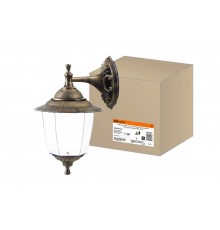 Светильник садово-парковый Прага Эл-11-71-1Б 60 Вт Е27 настенный вниз бронза, прозрачный плафон TDM  SQ0330-0526  TDM