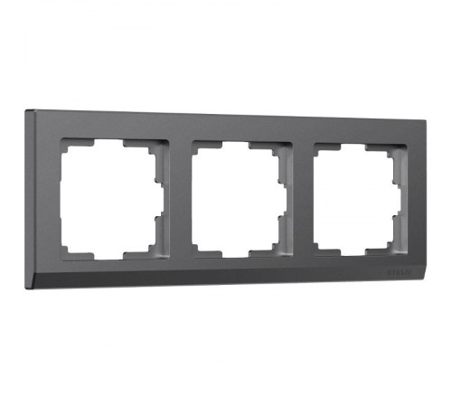 Рамка на 3 поста Stark (графит матовый) W0031864  a063117  Werkel