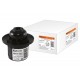 Патрон с кольцом карболитовый Е27 черный  SQ0335-0002  TDM