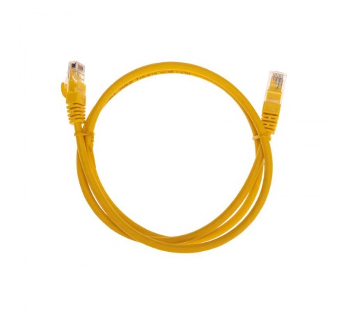 Патч-корд U/UTP CAT 6, RJ45-RJ45, 26AWG, LSZH, желтый, 1м REXANT  02-0295-1  REXANT