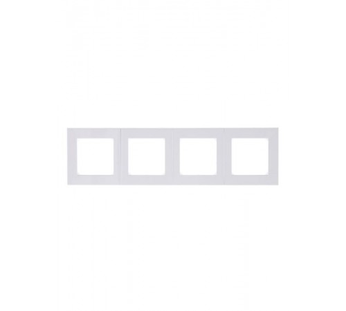 ABB Levit Белый / ледяной Рамка 4-ая  3901H-A05040 01W  2CHH015040A6001  ABB