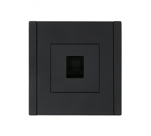 FORTE&PIANO Розетка комп. RJ45 кат.5E FP132 черный  FP-K10-1-K02  IEK