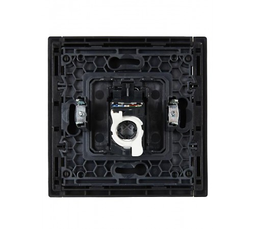 FORTE&PIANO Розетка комп. RJ45 кат.5E FP132 черный  FP-K10-1-K02  IEK