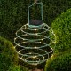 Cветильник садовый декоративный подвесной Спираль на солнечной батарее, ERASF012-29 22 см  Б0044236  ЭРА