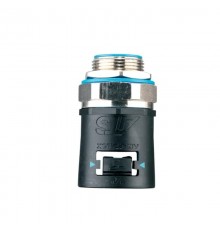 Фитинг AT54/M50/SA/BLB, прямой, РА66/никел.латунь/эласт., черный/голубой, резьба M50, d54, 2 шт. в пачке  7TCA296170R0766  ABB