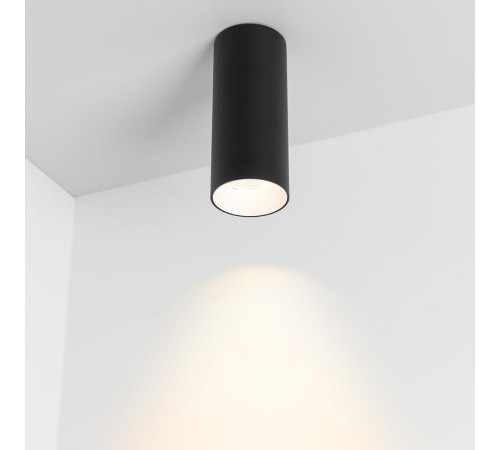 Светильник SP-POLO-SURFACE-R65-8W Warm3000 (BK-WH, 40 deg)  027507  Arlight