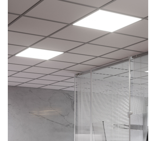 Светильник светодиодный универсальный MiR 35W 3500lm 5000K IP40 595*595*50мм призма  G1-A0-00070-01G03-2003550  Gauss