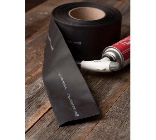 Термоусаживаемая трубка ТУТ нг 100/50 черная рулон PROxima  tut-100-b  EKF