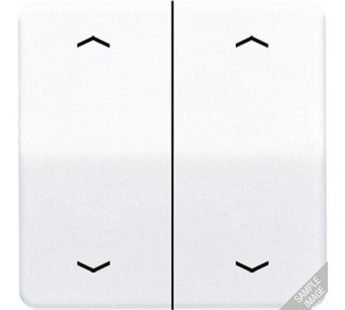 Клавиши для сдвоенной кнопки BCU; светло-серые CD595MPLG Jung