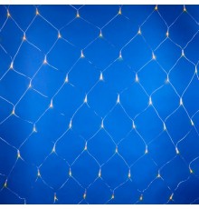 Гирлянда-сетка светодиодная  с контроллером  ULD-N2520-240/DTA YELLOW IP20   240 диодов, 2.5х2 м, желтая, IP20, шнур прозр.  07939  Uniel