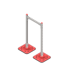 Опорная конструкция для гор. прямоуг. воздуховодов  TECHNORAPTOR FOOT 500х1000  KM-TR-F-SSHRAD-500-1000  КМ - профиль