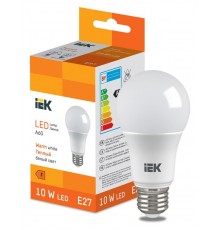 Лампа светодиодная Bulb A60 950lm 3000K E27  LL-I-A60-10-230-30-E27  IEK
